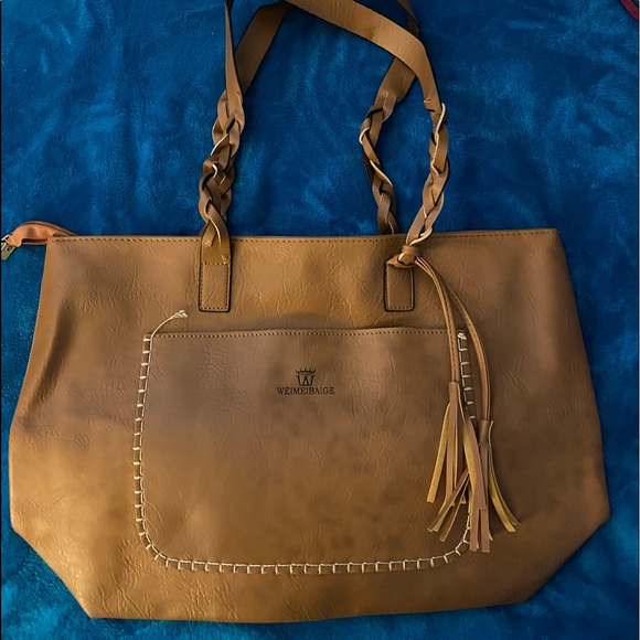 Tan tote bag - Picture 1 of 3